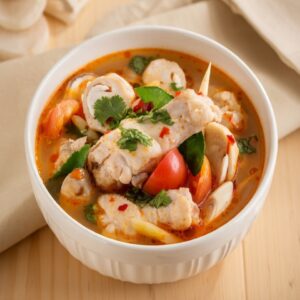 Home tom yum soup